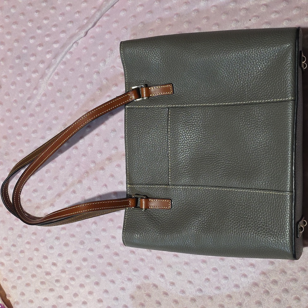 Dooney & Bourke Elephant Gray Lexington Small Tote - Picture 6 of 11